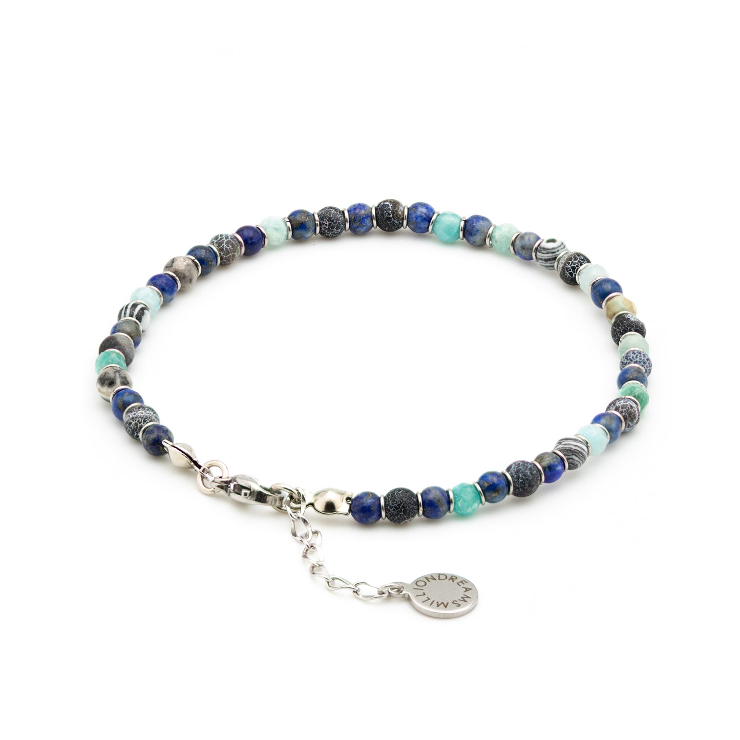 BRACCIALE BLUE UNISEX PIETRE MISTE CAORLE THE SMALL VENICE - Million Dreams Caorle
