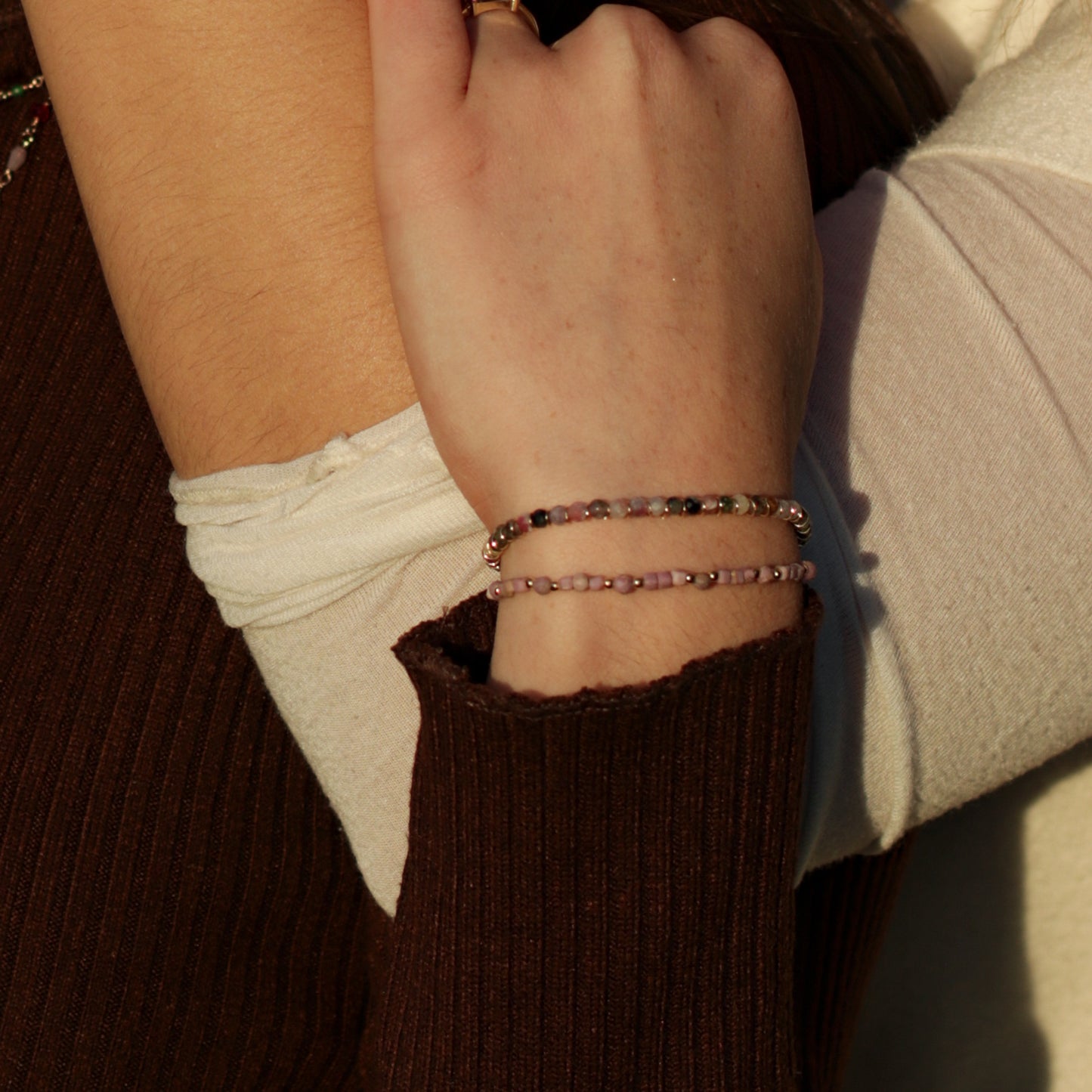 BRACCIALE SRI LANKA ELASTICO TORMALINE - Million Dreams Caorle