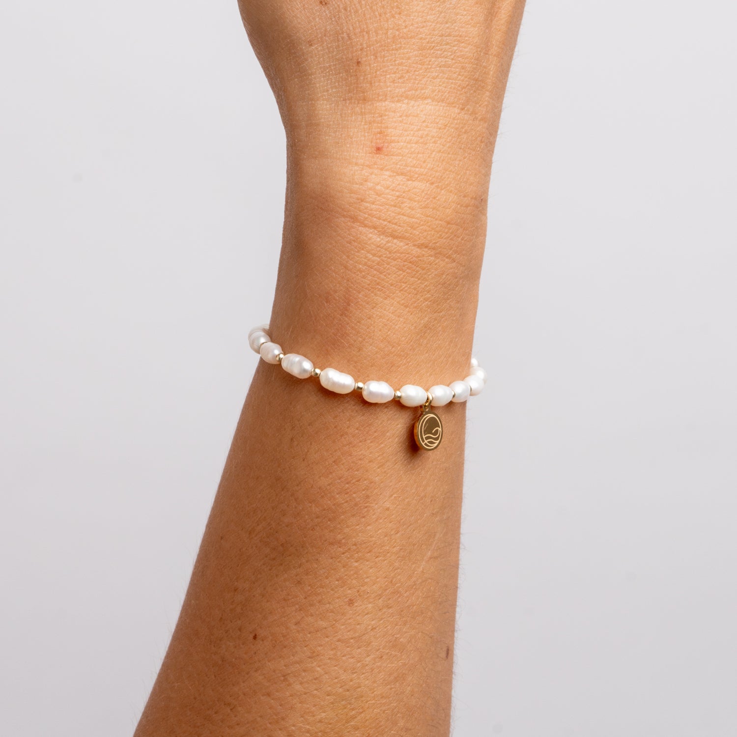 BRACCIALE ELASTICO PERLE DI FIUME COLLEZIONE CUORE - Million Dreams Caorle