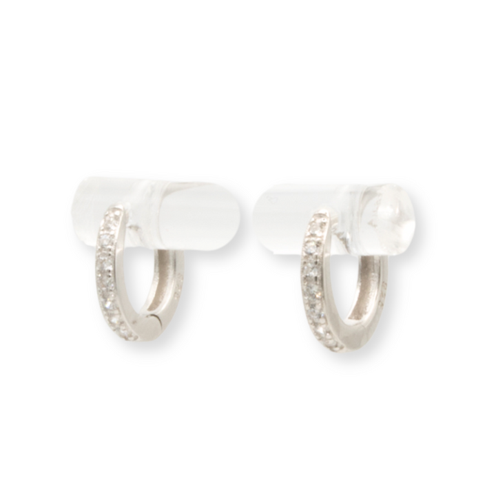 ORECCHINI CERCHIO ZIRCONI COLLEZIONE LETTERINE - Million Dreams Caorle