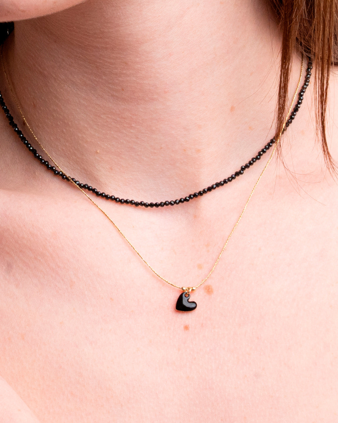 SET GIROCOLLO NERO CUORE - Million Dreams Caorle