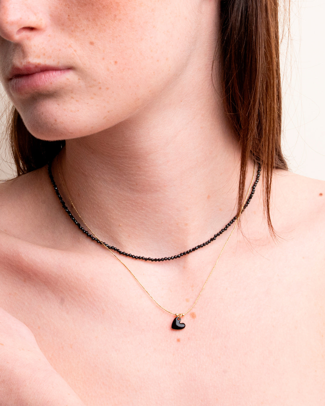SET GIROCOLLO NERO CUORE - Million Dreams Caorle