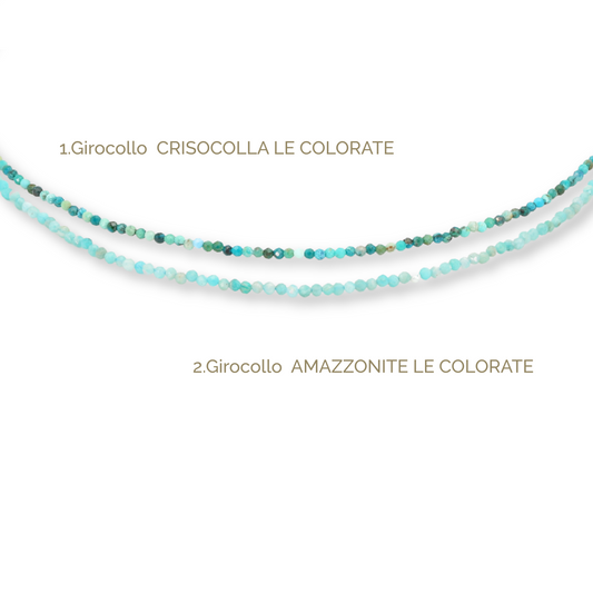 SET GIROCOLLO AZZURRO LE COLORATE