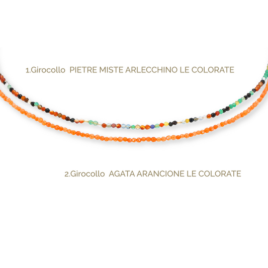 SET GIROCOLLO ARLECCHINO LE COLORATE