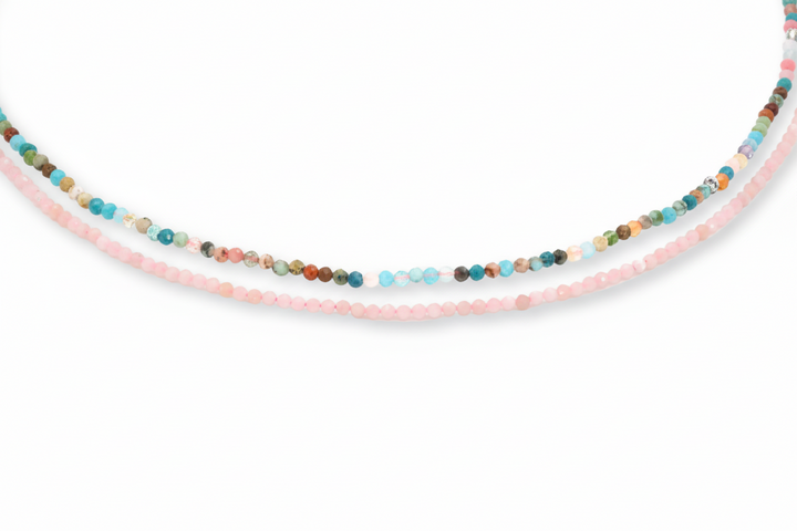 SET GIROCOLLO ARCOBALENO ROSA LE COLORATE - Million Dreams Caorle
