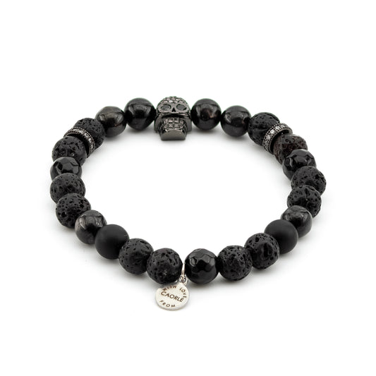 "Black Skeleton" bracelet ROCKS Collection